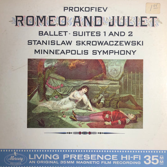 Sergei Prokofiev, Minneapolis Symphony Orchestra, Stanislaw Skrowaczewski : Romeo And Juliet, Ballet Suites Nos. 1 & 2 (LP, Mono)