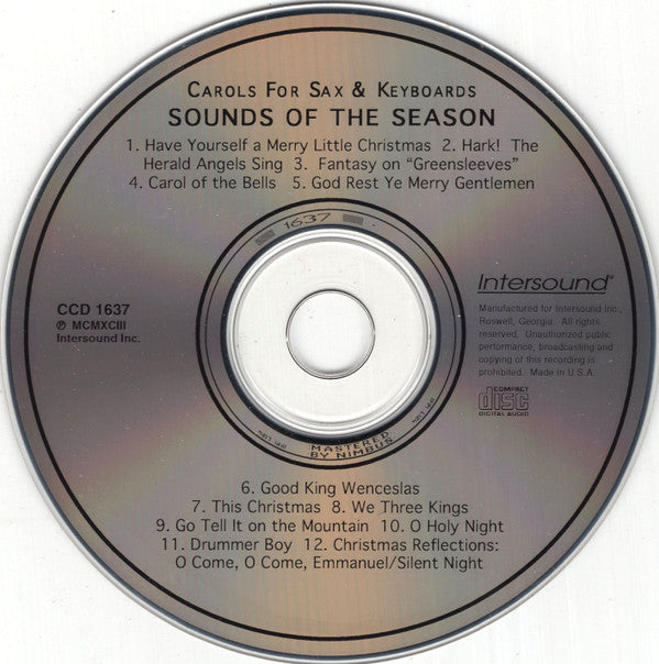 Todd Nystrom, Trammell Starks & Ricky Keller : Sounds Of The Season - Carols For Sax And Keyboards (CD, Album)