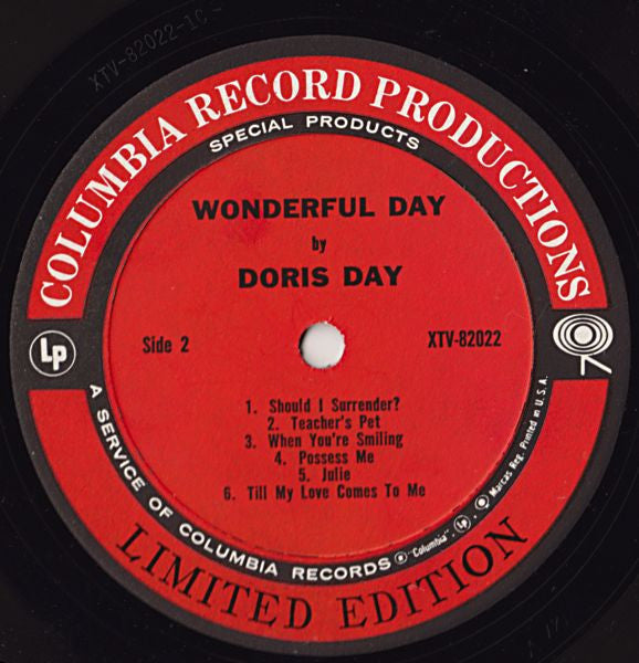 Doris Day : Wonderful Day (LP, Comp, Ltd)