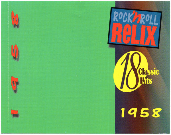 Various : Rock 'N Roll Relix: 1958 (CD, Comp)