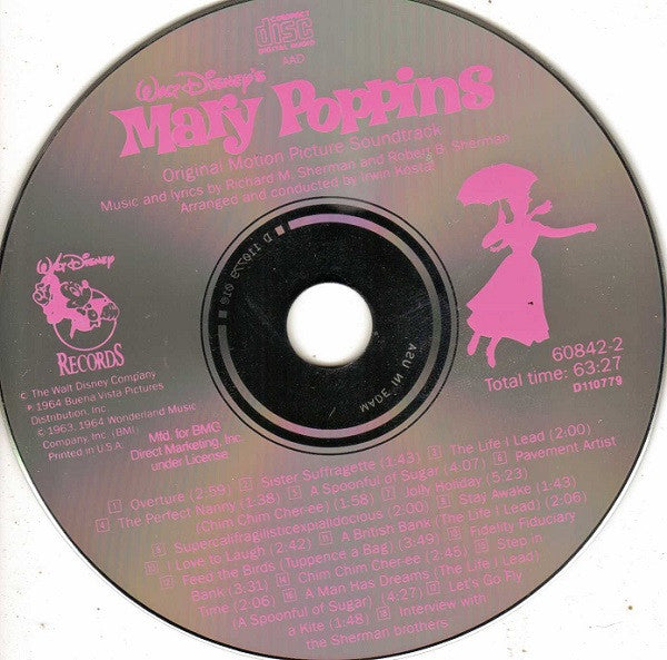 Various : Mary Poppins (Original Motion Picture Soundtrack) (CD, Album, Club, RM)