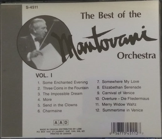 The Mantovani Orchestra : The Best Of The Mantovani Orchestra (2xCD, Album, Comp)