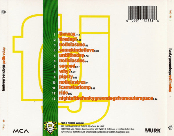 Funky Green Dogs : Get Fired Up (CD, Album)