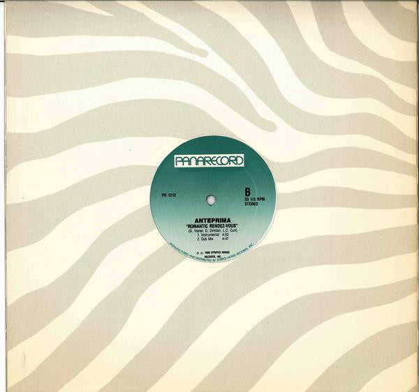 Anteprima : Romantic Rendez-Vous (12")