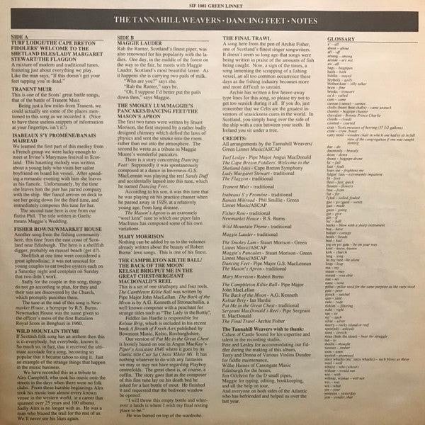 The Tannahill Weavers : Dancing Feet (LP, Album)