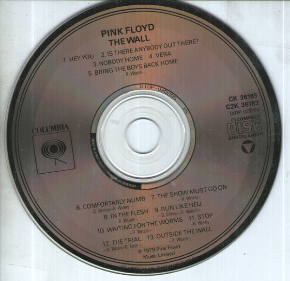 Pink Floyd : The Wall (2xCD, Album, RE)