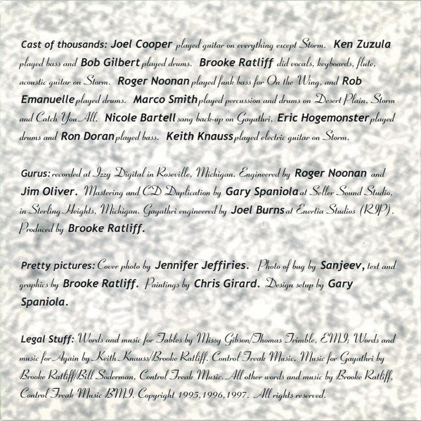 Brooke Ratliff : On The Wing (CD, Album)