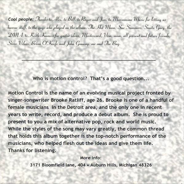 Brooke Ratliff : On The Wing (CD, Album)