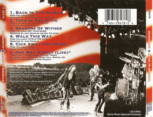 Aerosmith : Made In America (CD, Comp)