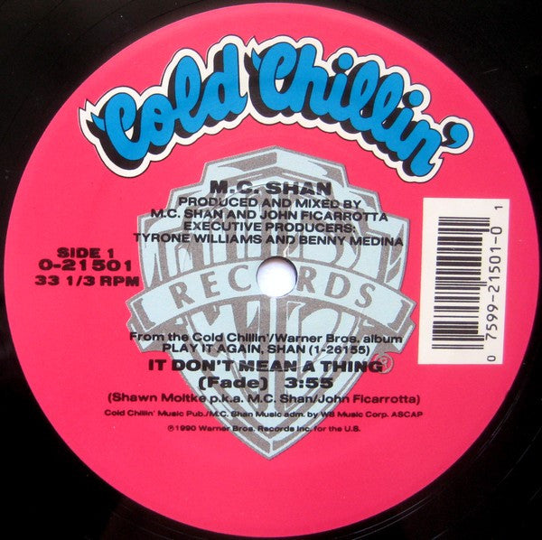 MC Shan : It Don't Mean A Thing (12", Maxi)