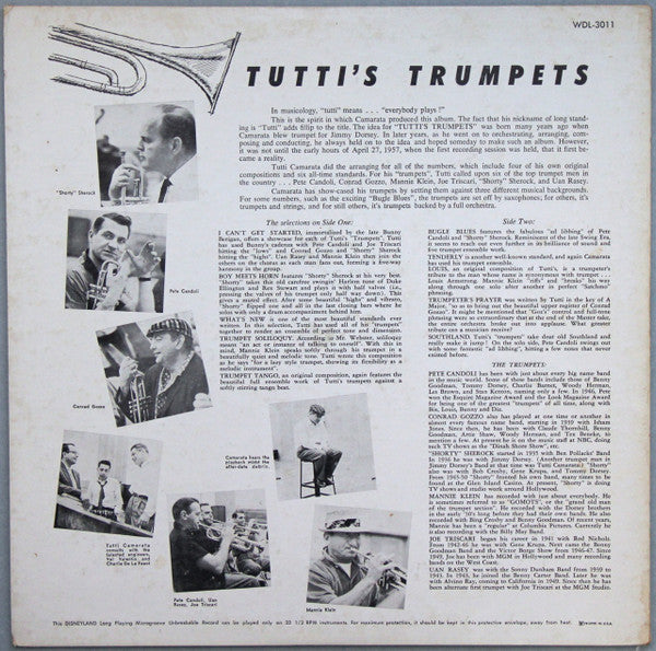 Tutti's Trumpets : Tutti's Trumpets (LP, Album, Mono)