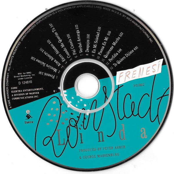 Linda Ronstadt : Frenesí (CD, Club, Spe)