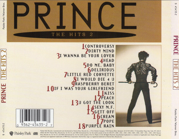 Prince : The Hits 2 (CD, Comp, Spe)