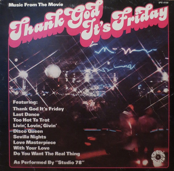Studio '78 : Thank God It's Friday (Music From The Movie) (LP, Album)