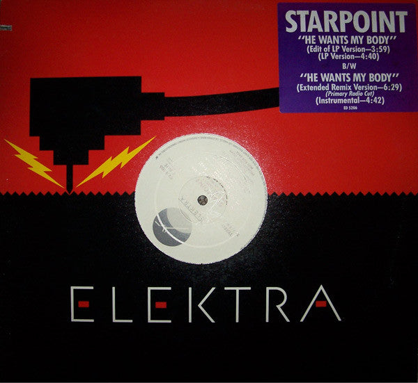 Starpoint : He Wants My Body (12", Pro)