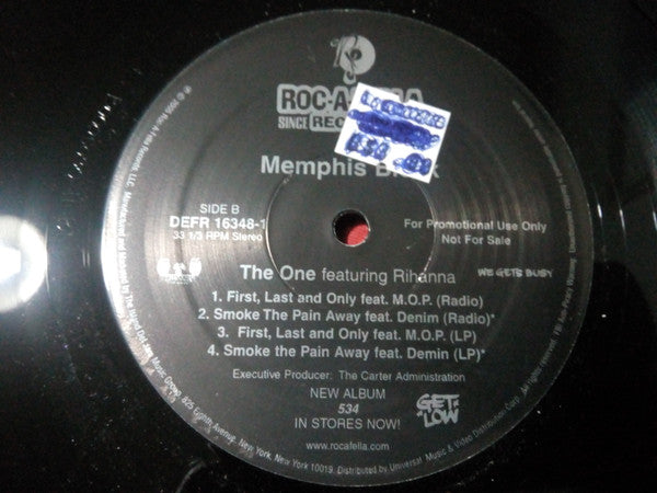Memphis Bleek Featuring Rihanna : The One (12", Promo)