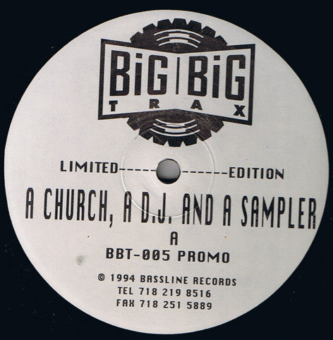 A Church, A D.J. & A Sampler : Everybody Clap Yo Hands (2x12", Ltd, Promo)