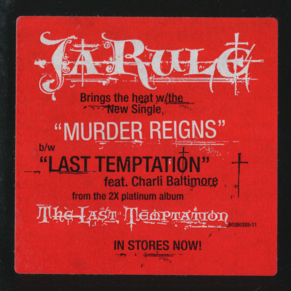 Ja Rule : Murder Reigns (12", Promo)
