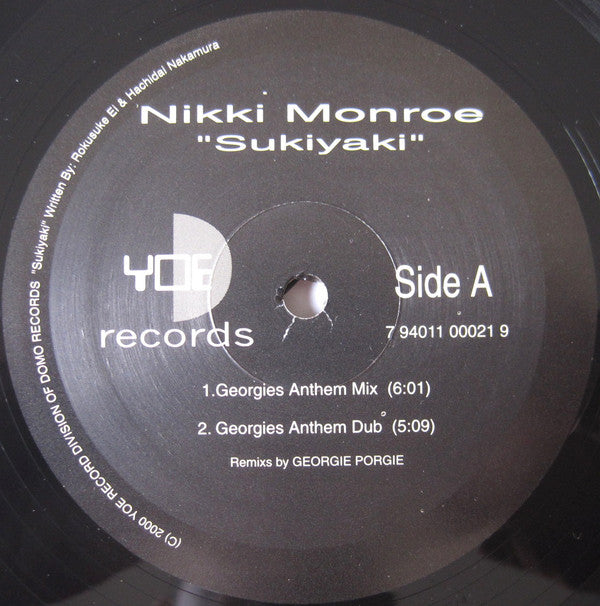 Nikki Monroe : Sukiyaki (2x12")