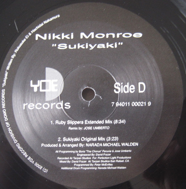 Nikki Monroe : Sukiyaki (2x12")