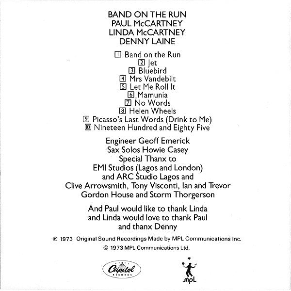 Wings (2) : Band On The Run (CD, Album, RE, RP)