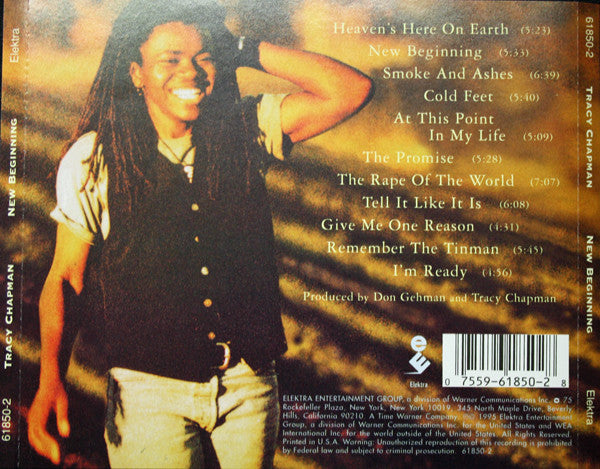 Tracy Chapman : New Beginning (CD, Album)