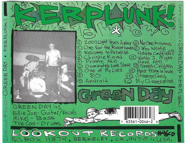 Green Day : Kerplunk! (CD, Album, RP)