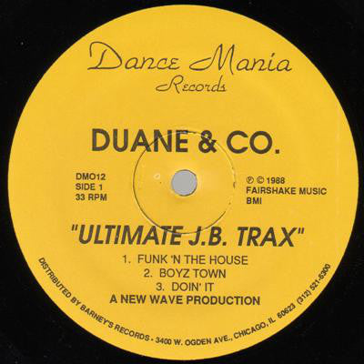 Duane & Co. : Ultimate J.B. Trax (12")