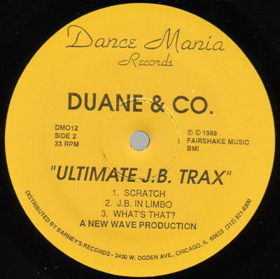 Duane & Co. : Ultimate J.B. Trax (12")