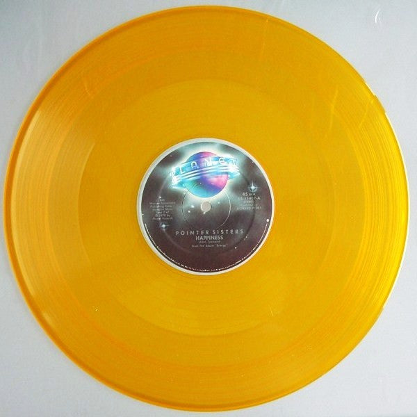 Pointer Sisters : Happiness (12", Ora)