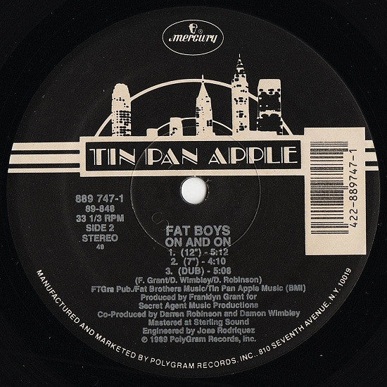 Fat Boys : Lie-Z (12")