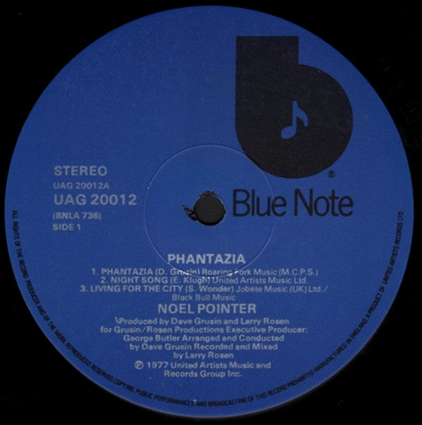 Noel Pointer : Phantazia (LP, Album)