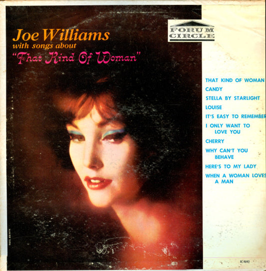 Joe Williams : Joe Williams With Songs About That Kind Of  Woman (LP, RE)