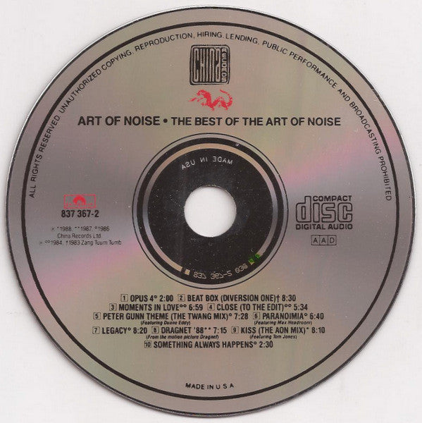 The Art Of Noise : The Best Of The Art Of Noise (CD, Comp)