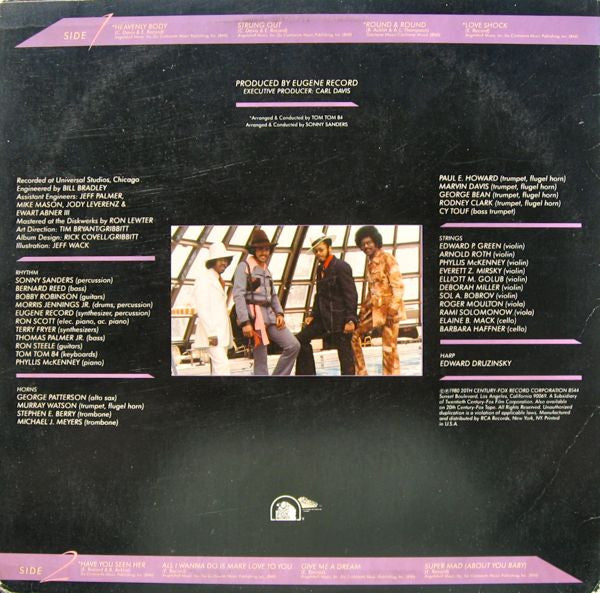 The Chi-Lites Featuring Eugene Record : Heavenly Body (LP, Album)