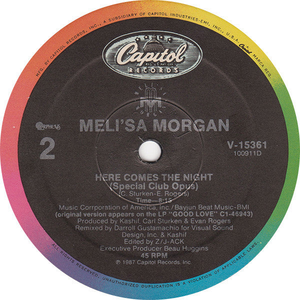 Meli'sa Morgan : Good Love (12")