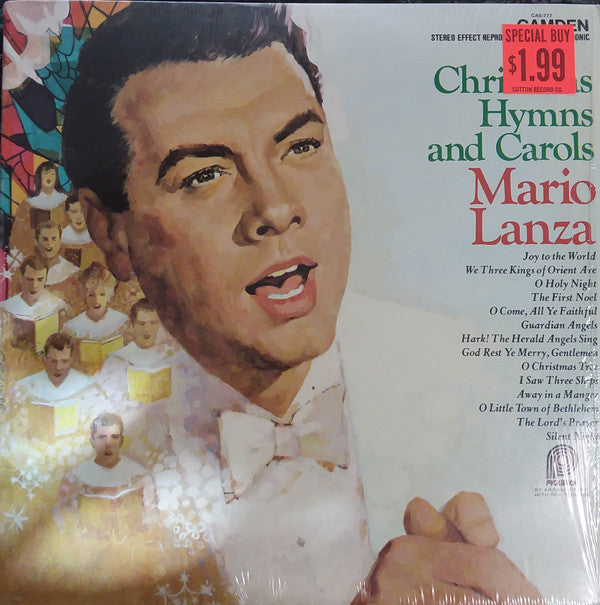 Mario Lanza : Christmas Hymns And Carols (LP, Album, RE)