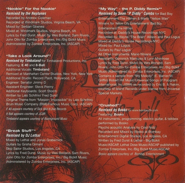 Limp Bizkit : New Old Songs (CD, Album)