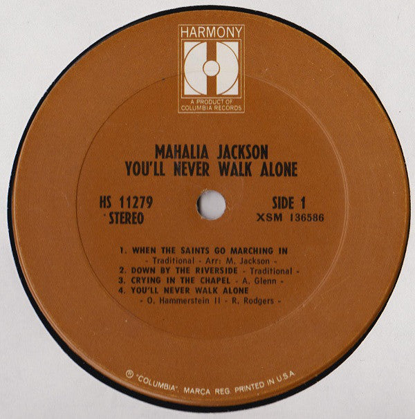 Mahalia Jackson : You'll Never Walk Alone (LP, Comp)