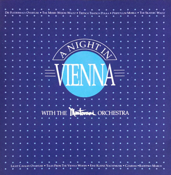 Mantovani And His Orchestra : A Night In Vienna With The Mantovani Orchestra (CD, Album, Comp, Club)