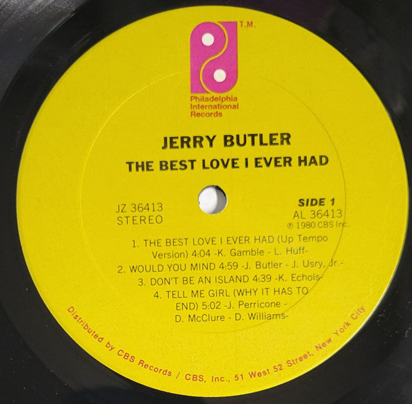 Jerry Butler : The Best Love (LP, Album, Ter)
