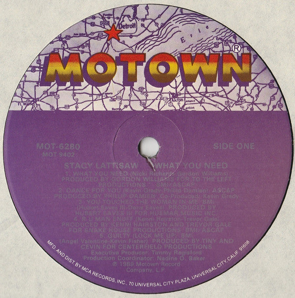 Stacy Lattisaw : What You Need (LP, Album)