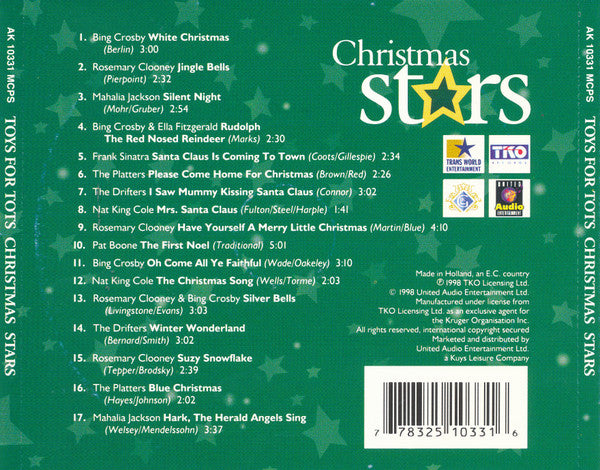 Various : Toys For Tots Christmas Stars (CD, Comp, S/Edition)