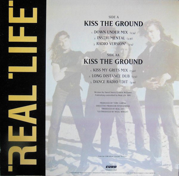 Real Life : Kiss The Ground (12", Single)