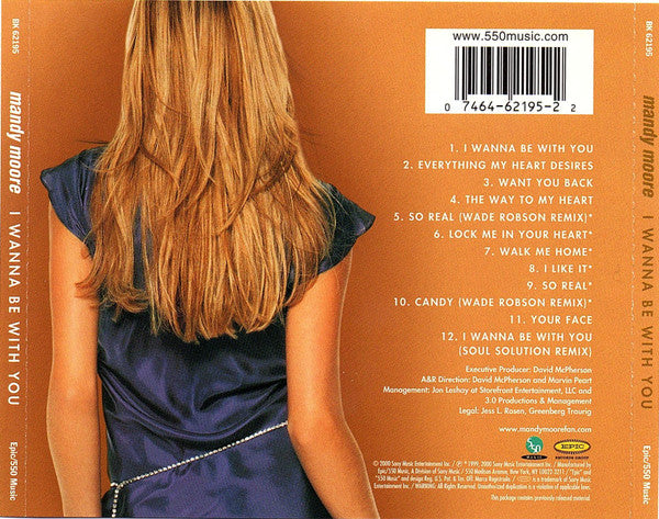 Mandy Moore : I Wanna Be With You (CD, Album, Enh, S/Edition)