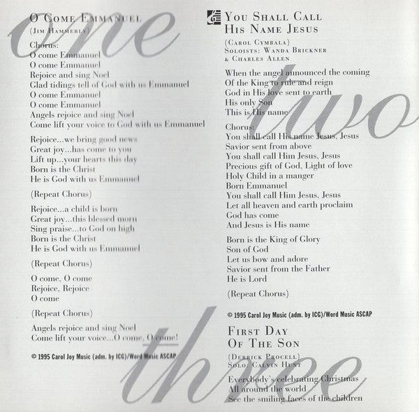 The Brooklyn Tabernacle Choir : Christmas At The Brooklyn Tabernacle (CD, Album)