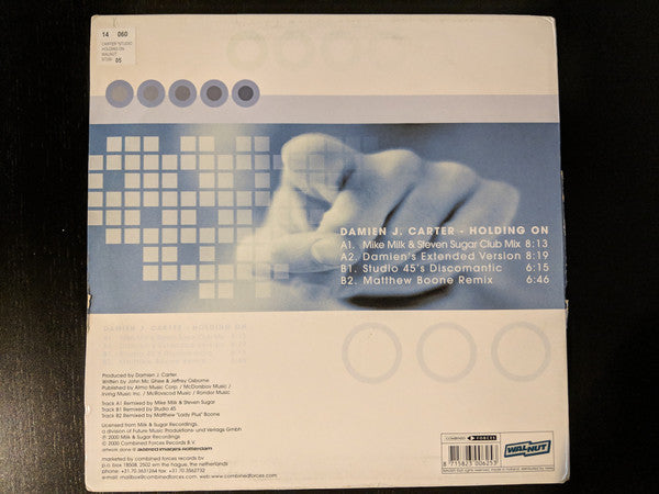 Damien J. Carter : Holding On (12")