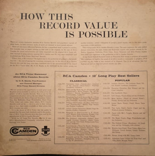 Wayne King And His Orchestra : The Night Is Young (LP, Album)