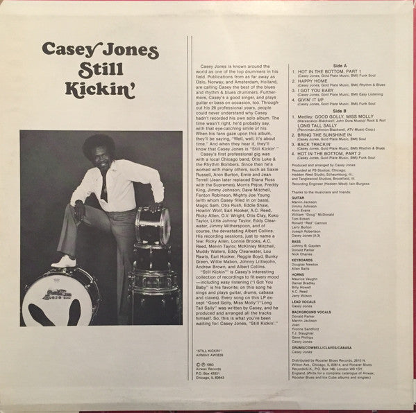 Casey Jones (2) : Still Kickin' (LP)