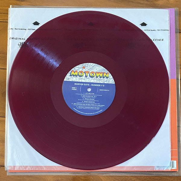 Marvin Gaye : Number 1's (LP, Album, Comp, Ltd, RE, Pur)